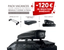 Pack coffre et barres de toit RENAULT SCENIC E-TECH | - 120 € de remise immédiate – réf. 7711948972+738207220R – photo 1