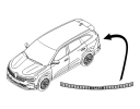 Seuil de coffre - RENAULT ESPACE E-TECH – réf. 849P57371R – photo 2