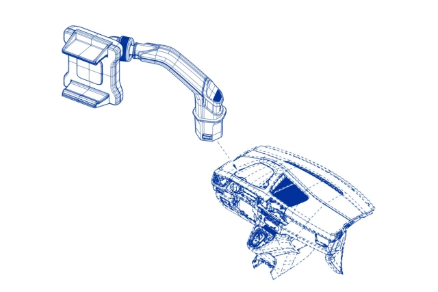 SUPPORT TELEPHONE - RENAULT KANGOO 3