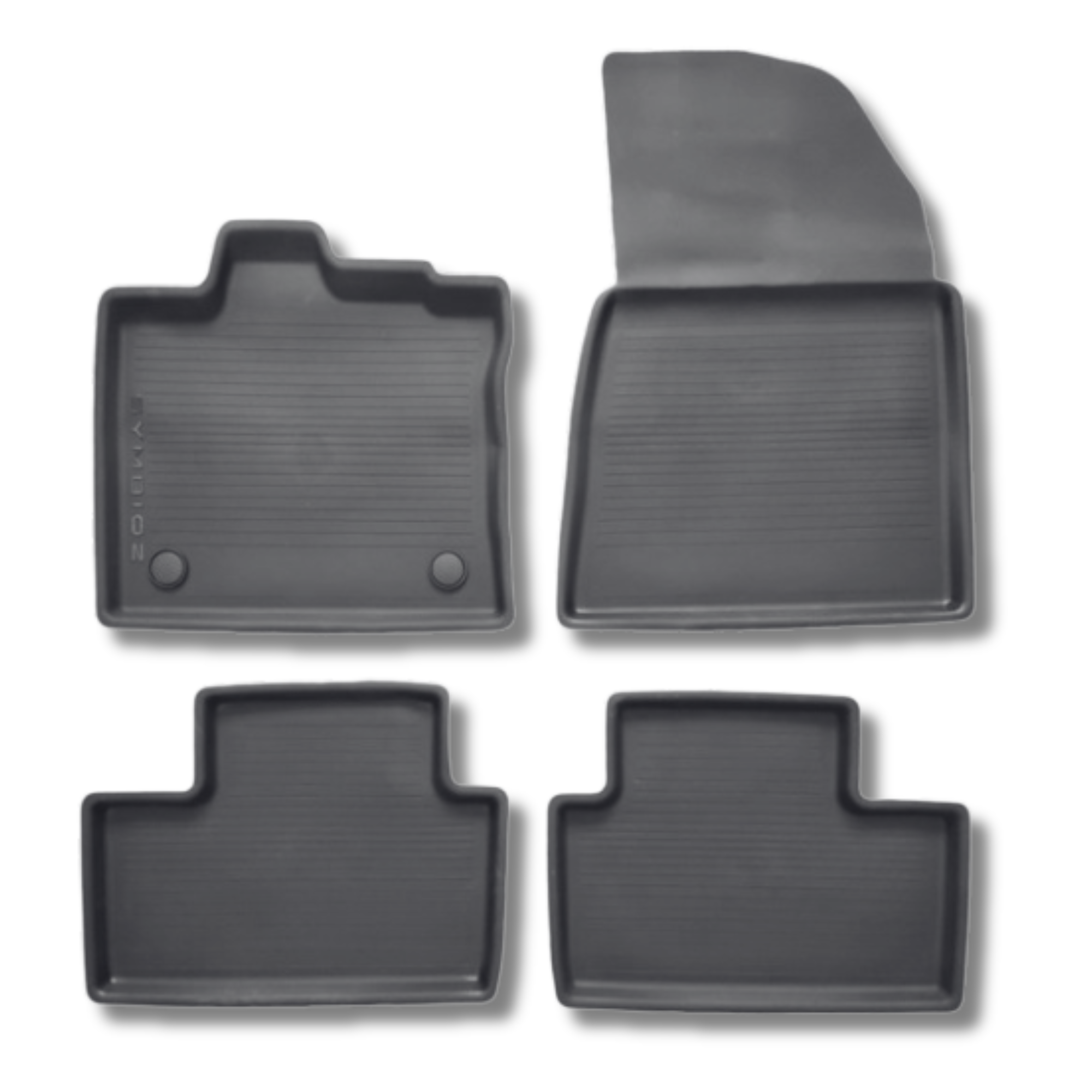 Tapis de sol caoutchouc Lot de 4 (AV+AR) - RENAULT SYMBIOZ – réf. 749M63729R