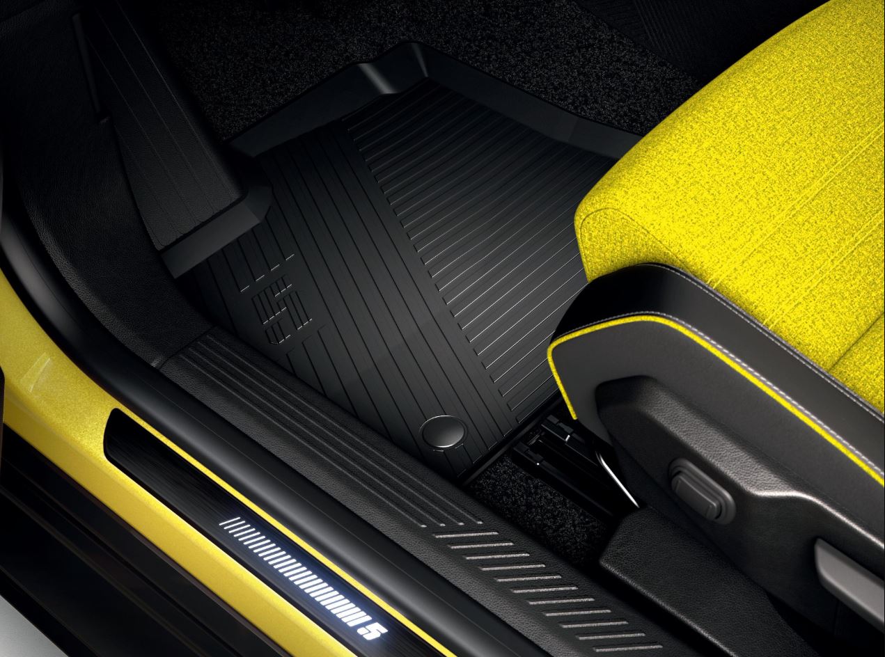 Tapis de sol caoutchouc Lot de 4 (AV+AR) - RENAULT R5 ELECTRIQUE
