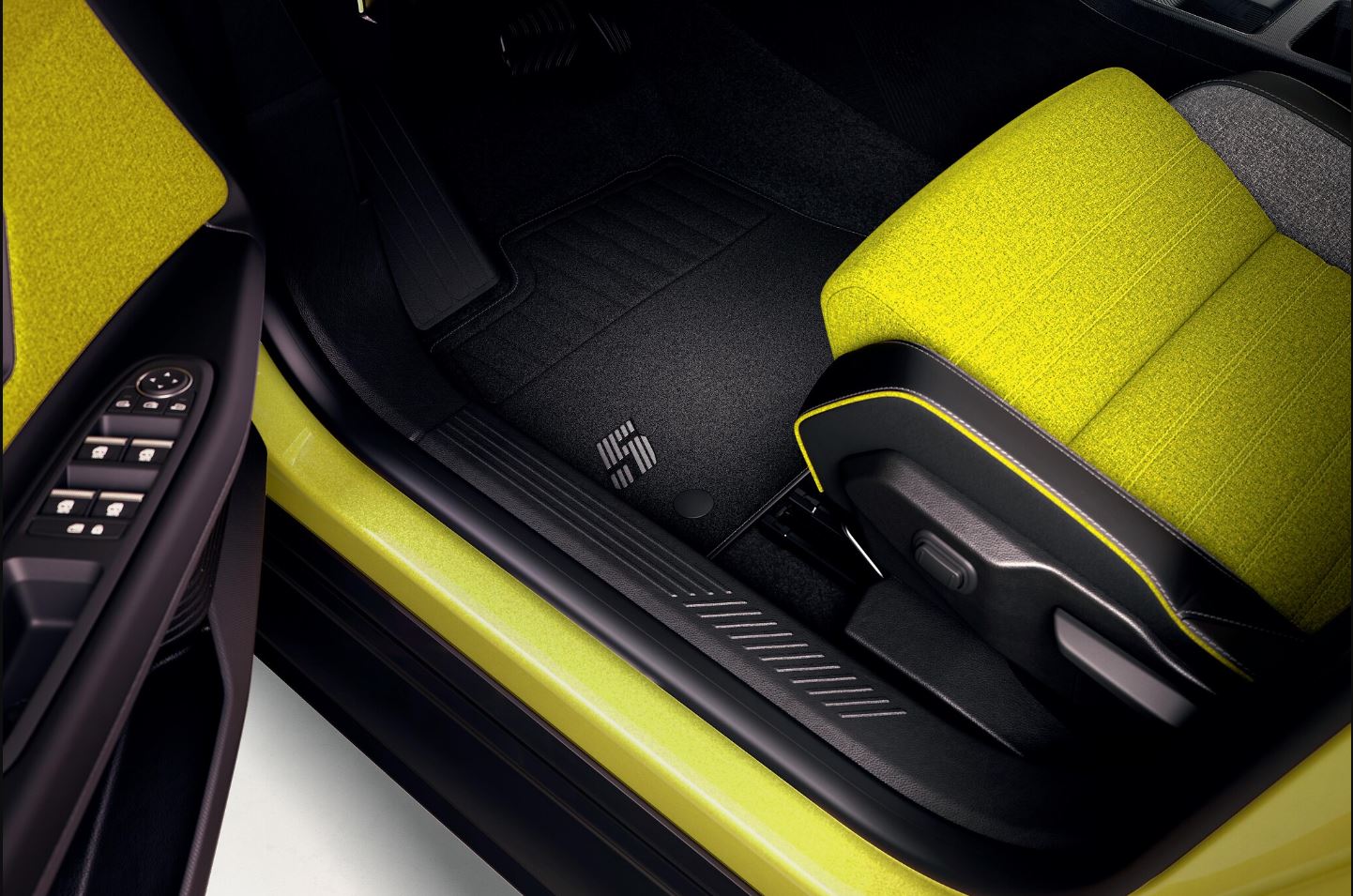 Tapis de sol textile Premium Lot de 4 (AV+AR) - RENAULT R5 ELECTRIQUE – réf. 749M64313R