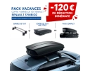 Pack coffre et barres de toit RENAULT SYMBIOZ | - 120 € de remise immédiate – réf. 738200813R+7711948972 – photo 1