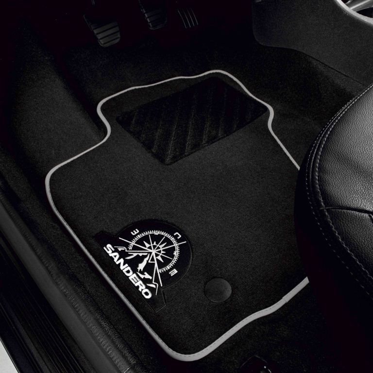 Tapis de sol Dacia SANDERO 2 Lot de 4 (AV+AR) - Premium