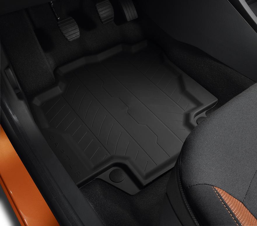 Tapis de sol Caoutchouc Lot de 4 (AV+AR) - Renault CAPTUR 1