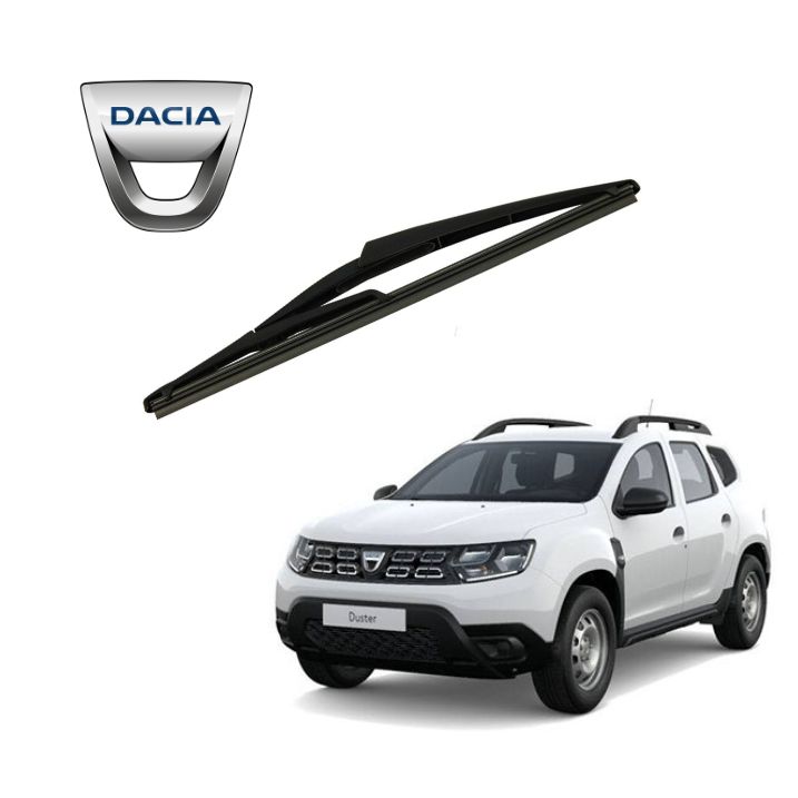 Balais d'essuie-glace de pare-brise pour Dacia Duster I FL SUV  (10.2014-11.2016) - essuie-glace pour lunette avant - kit essuie glaces -  Motgum - balais plat type A