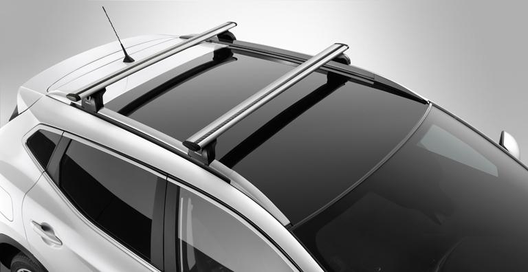 Barres de toit Nissan Qashqai (J11) Menabo Sherman XL noir