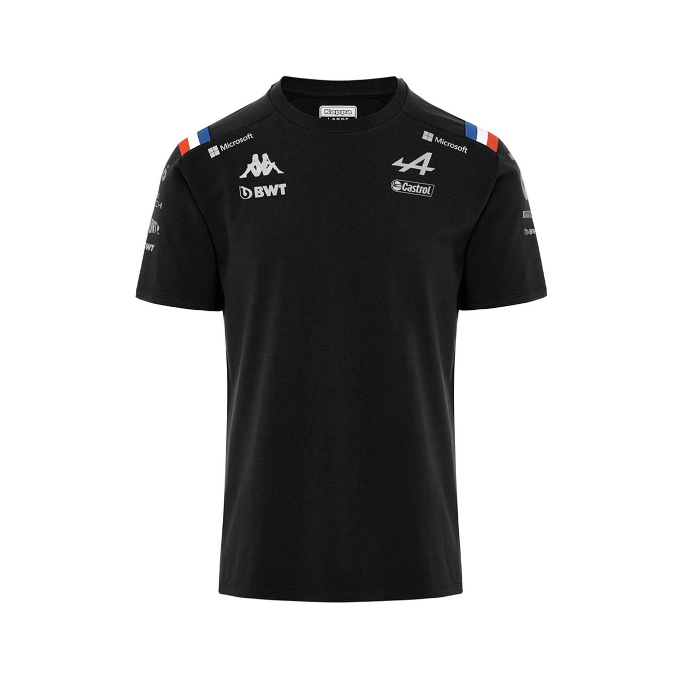 T-shirt noir ALPINE F1 Team Coton - Homme