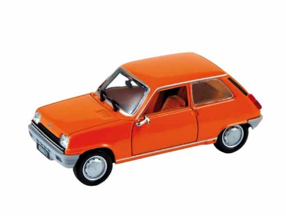 Miniature Renault R5 de 1972 miniature 1/43 Orange