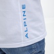 Tee-shirt blanc Homme Alpine Racing