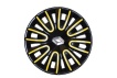 Enjoliveur noir et jaune 15 POUCES  - RENAULT TWINGO