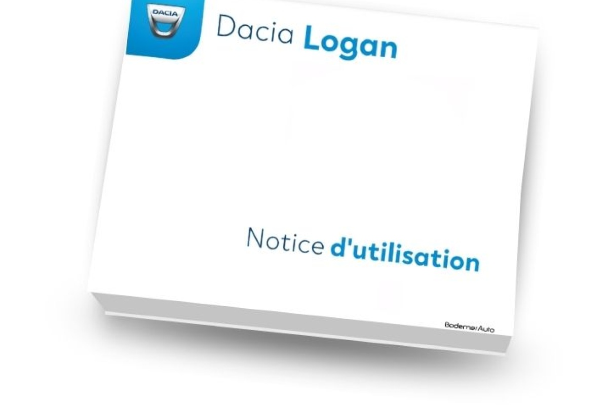 Notice d'utilisation - Dacia LOGAN Dacia