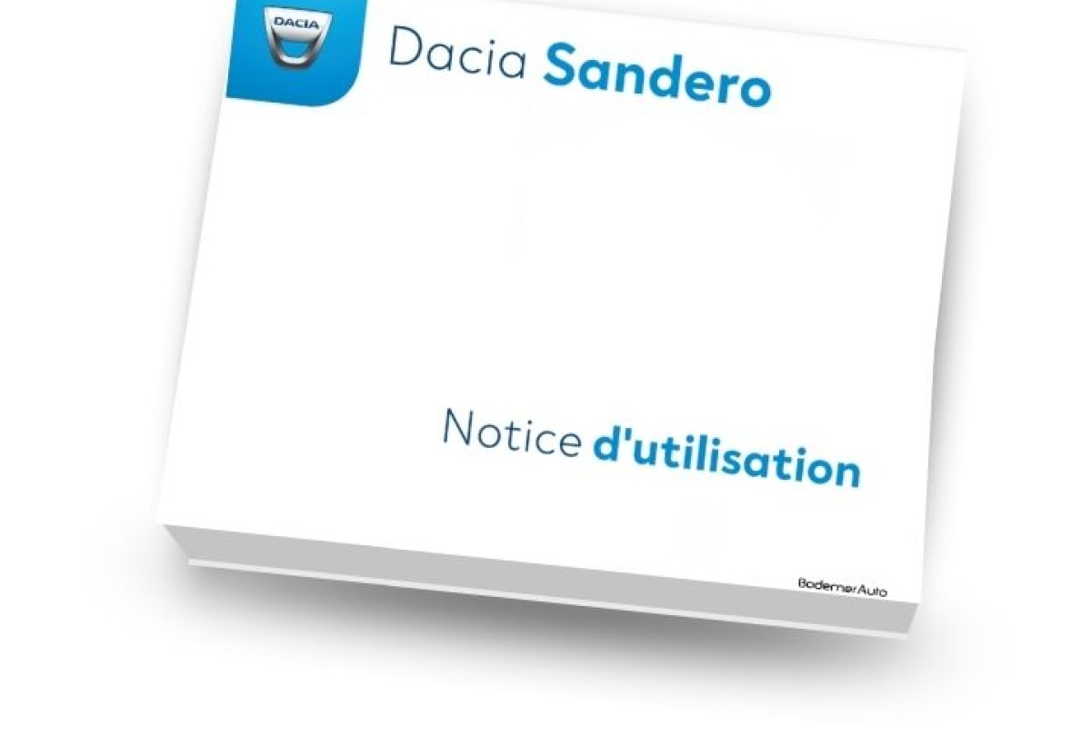 Notice d'utilisation - Dacia SANDERO 2 Dacia