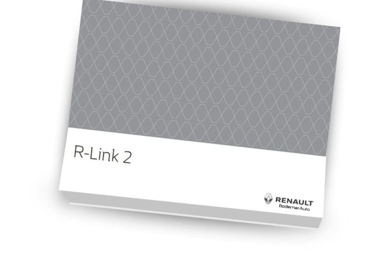 Notice D'utilisation R-link 2 GPS Renault