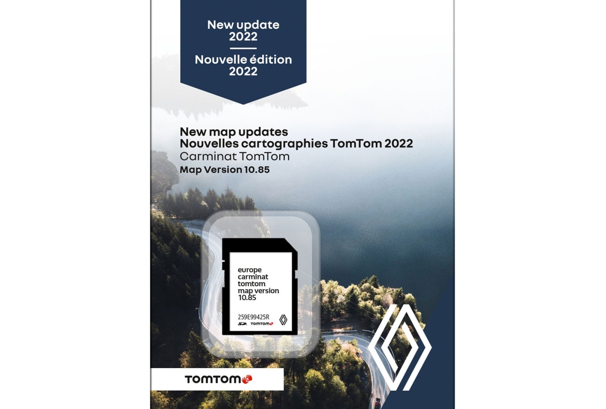 Carte SD Carminat TOM TOM 2021 Renault