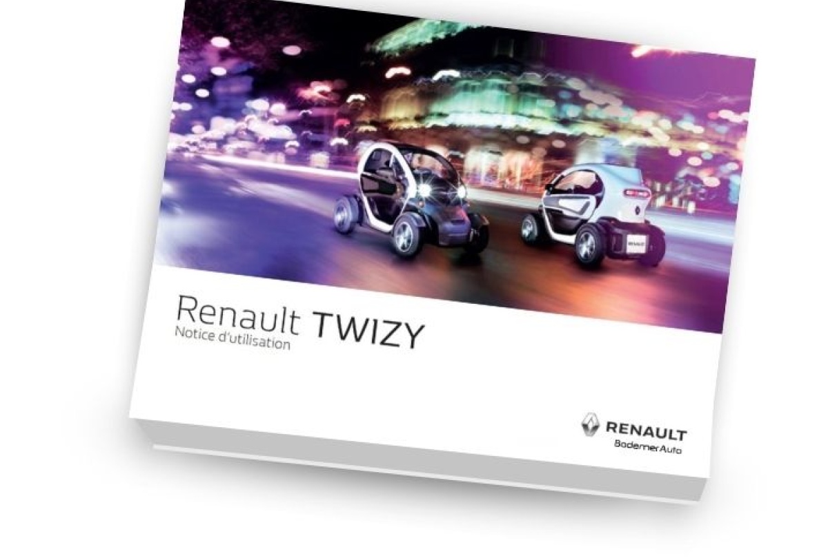 Notice d'utilisation - Renault TWIZY Renault