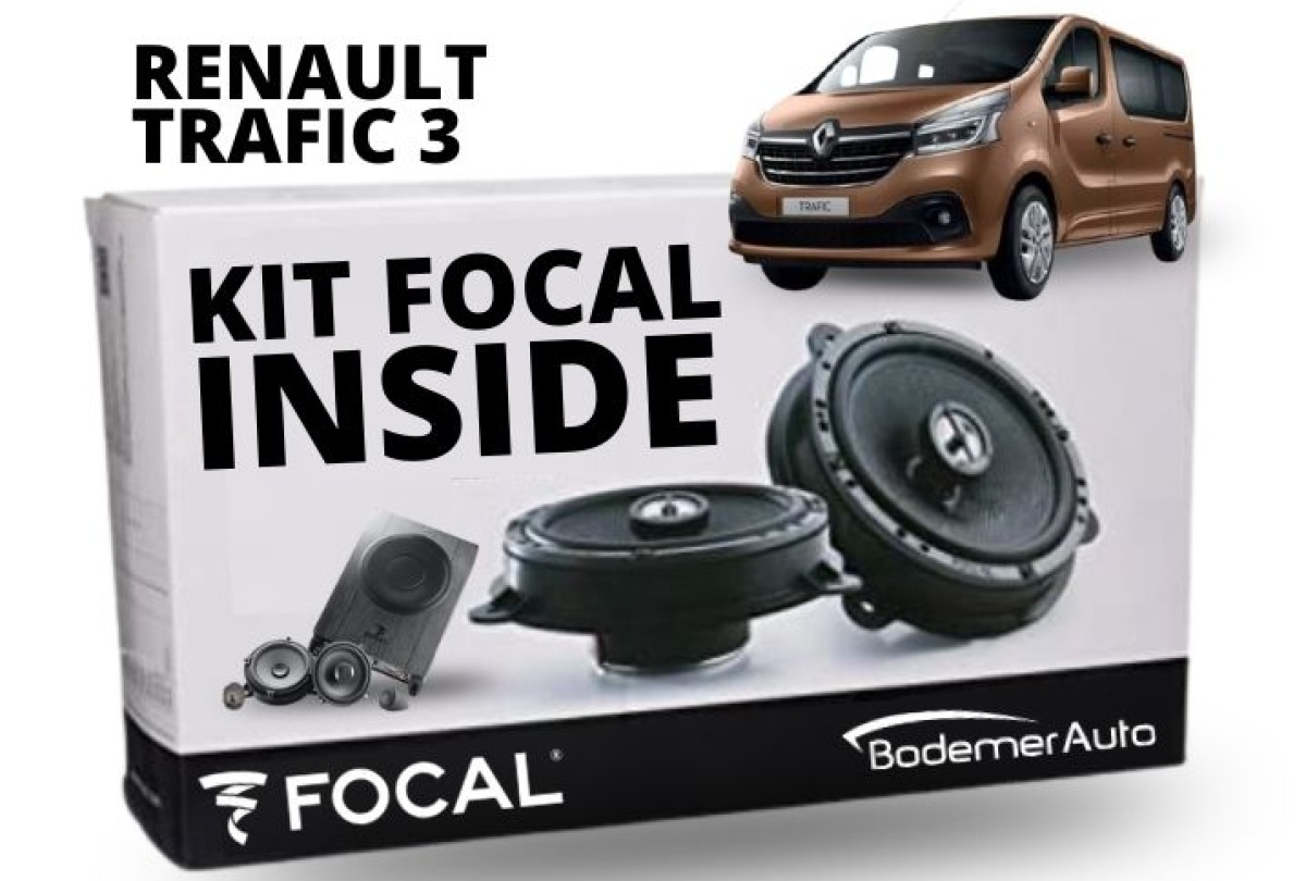 KIT FOCAL INSIDE - TRAFIC 3 Renault