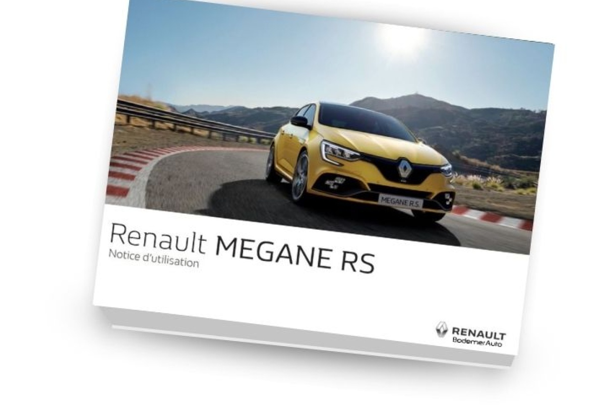 Notice d'utilisation - Renault MEGANE 3 RS Renault