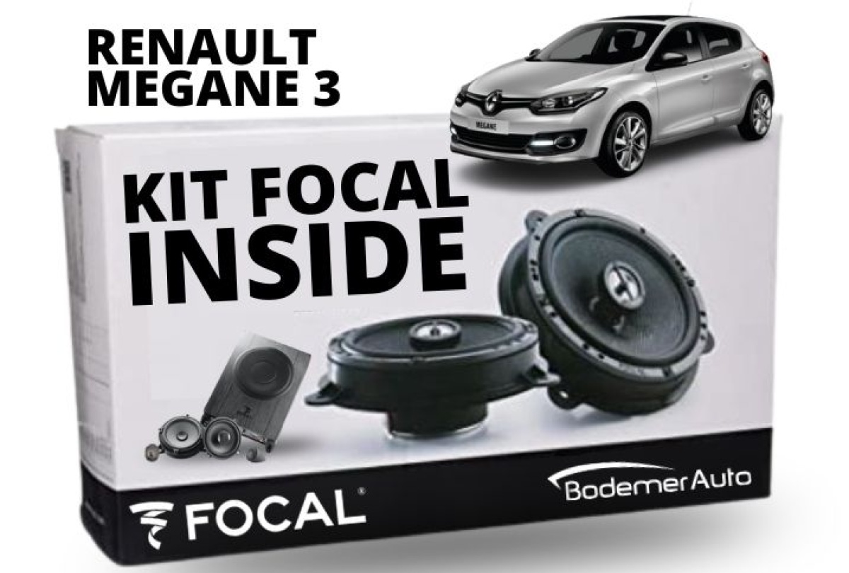 KIT FOCAL INSIDE - MEGANE 3 / CC Renault