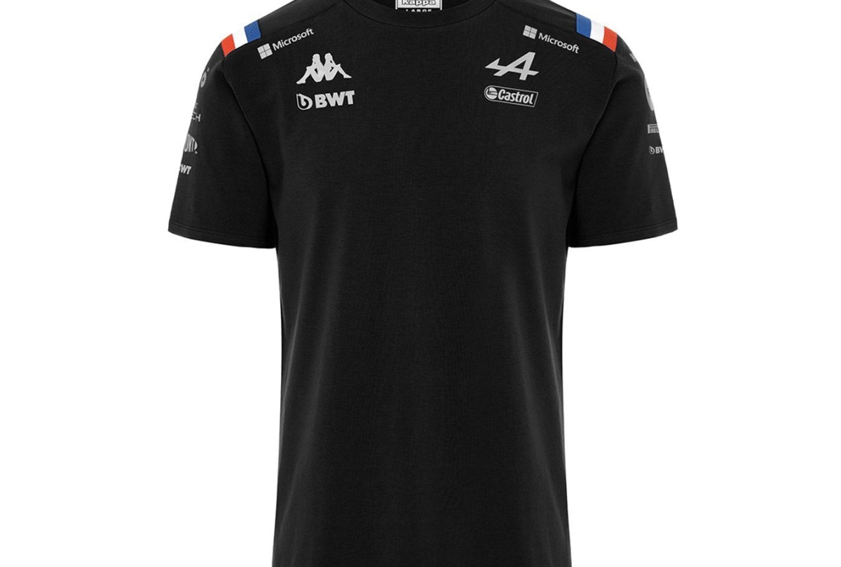 T-shirt enfant ALPINE F1 Team 2022 Noir - Homme Alpine