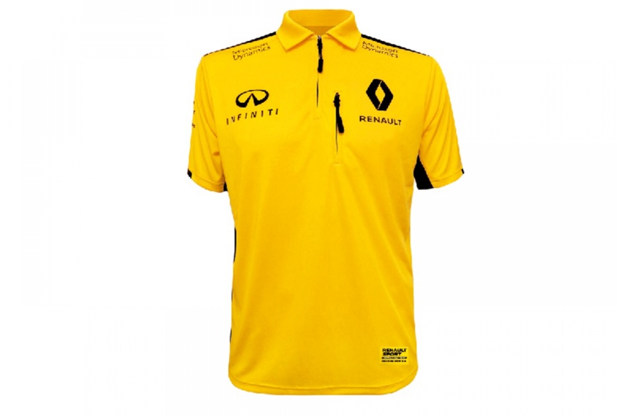 Polo Renault Sport Replica F1 jaune - Homme Renault